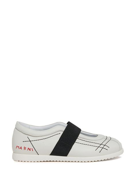 Sneakers con cuciture a contrasto MARNI KIDS | 823291